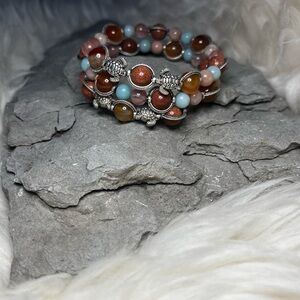Elegant Multi-Color Beaded Bracelet
